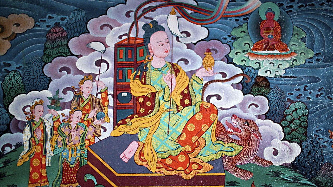 Tibetische Medizin Mönch
